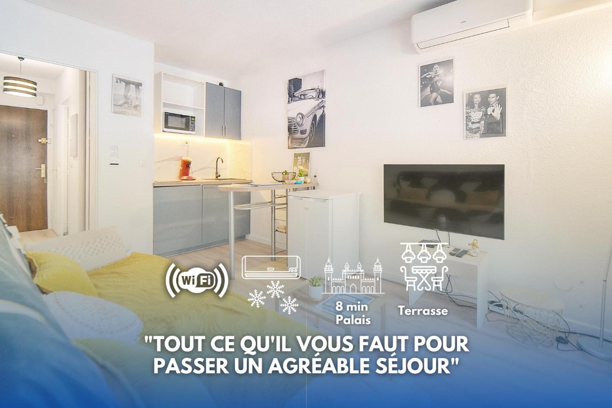 Appartamento Le Kate-500m Plage-terrasse Verrière Côte D’azur